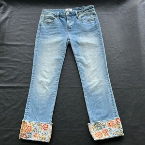 Driftwood Embroidered denim 26